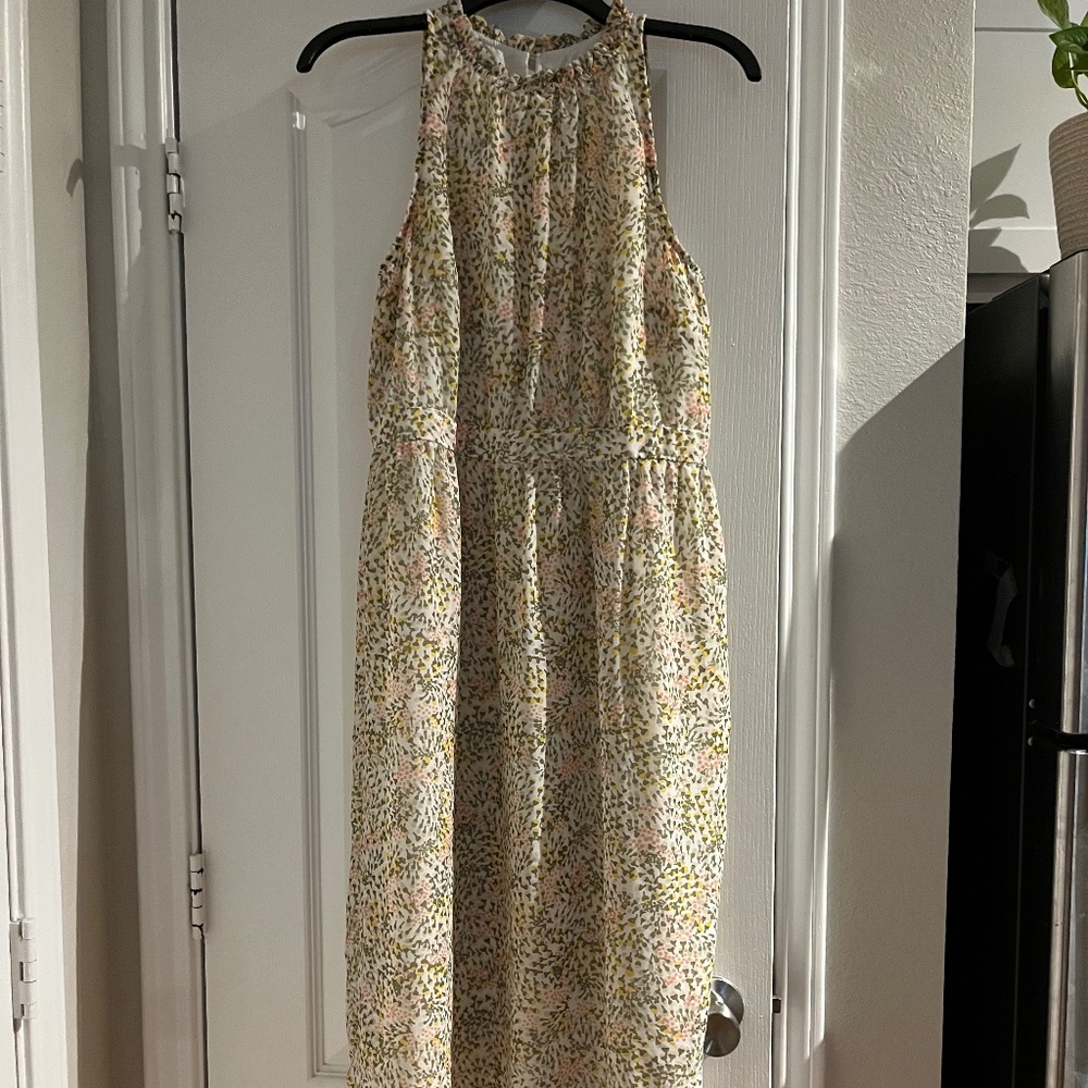 Ann Taylor Loft Long Sleeveless Dress